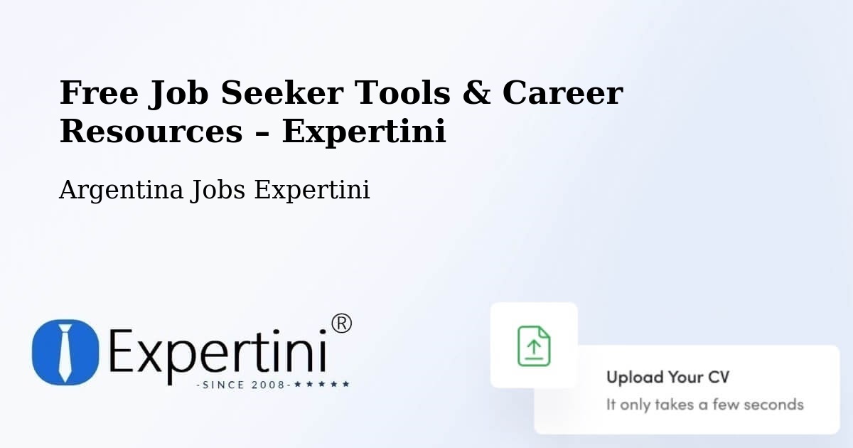 Free Job Seeker Tools & Career Resources – La Calera - La Calera, Argentina Jobs Expertini